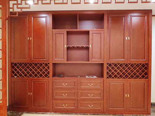 徐州中式家居装修之中式酒柜装修效果图